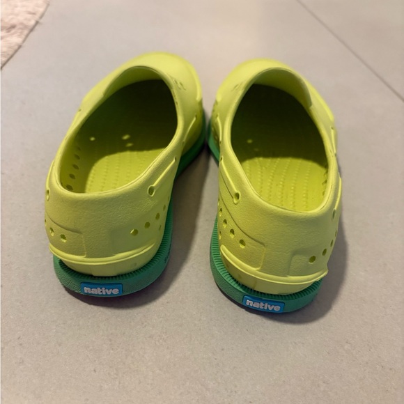 Native Kids Shoes Howard Sugarlite in Lime Green - Picture 1 of 4